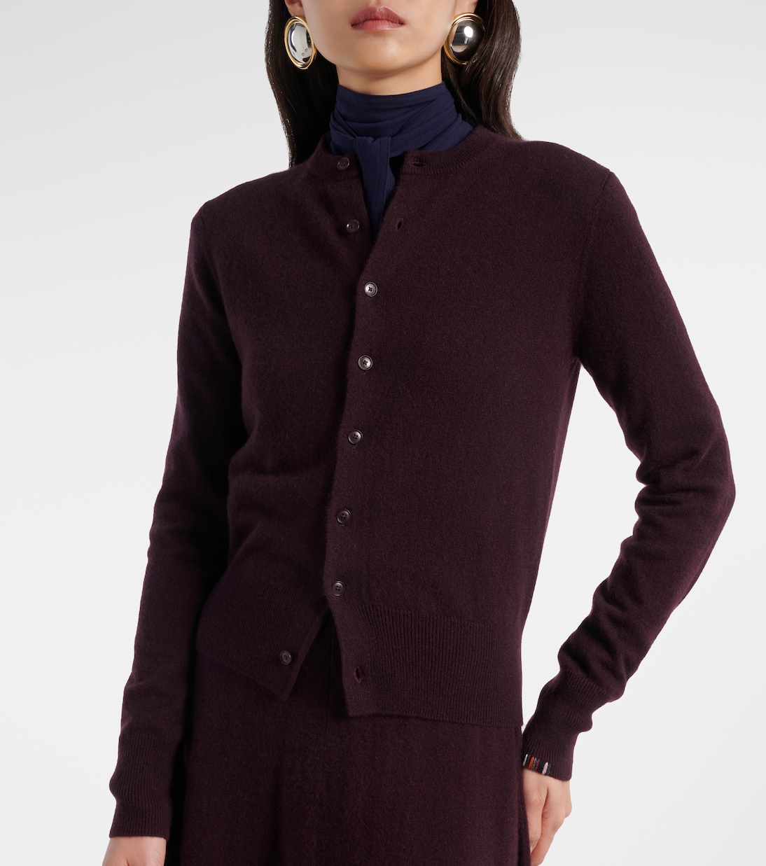 Blouson cashmere cardigan | Extreme Cashmere