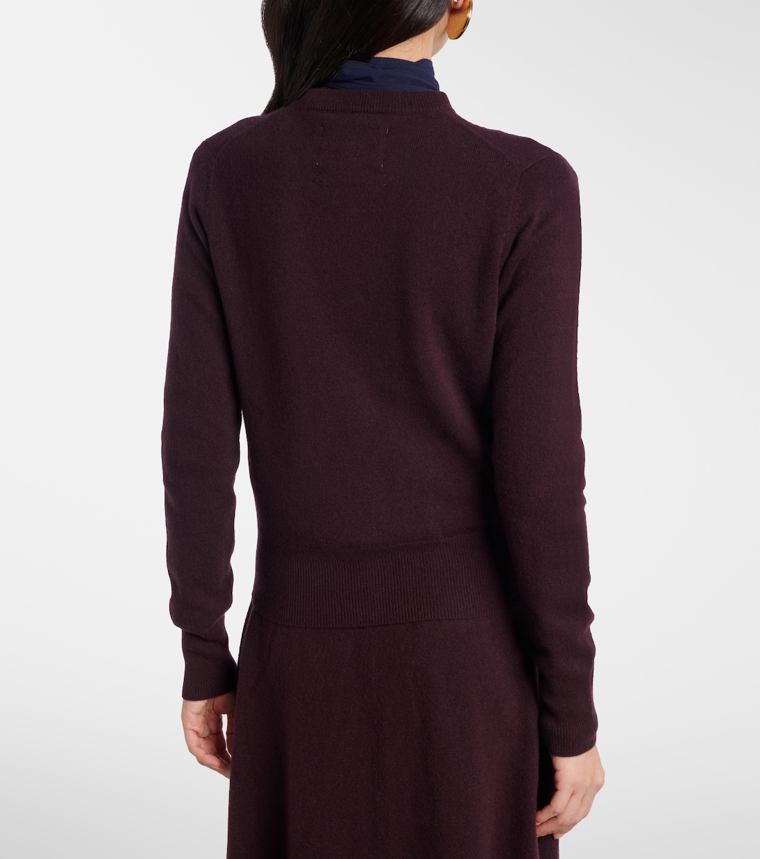 Blouson cashmere cardigan | Extreme Cashmere