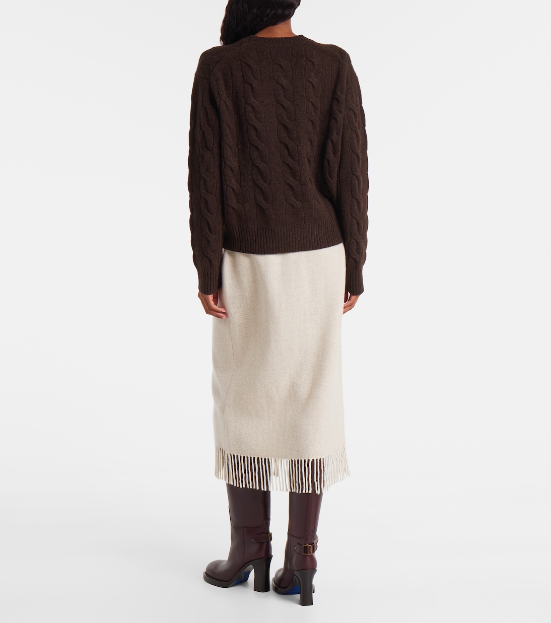 Pullover in lana e cashmere a trecce | Polo Ralph Lauren