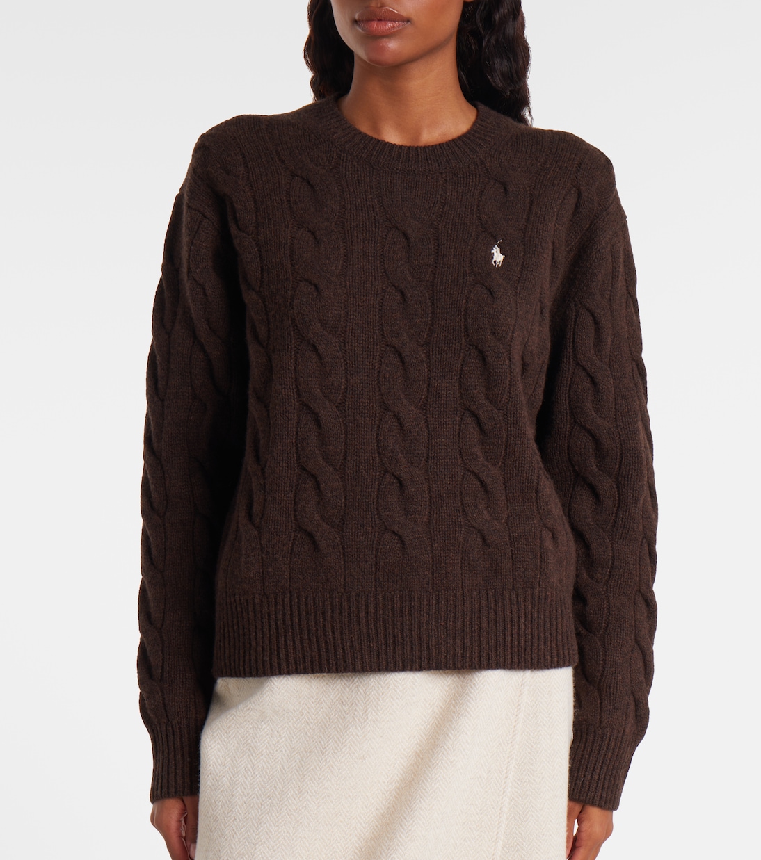 Pullover in lana e cashmere a trecce | Polo Ralph Lauren