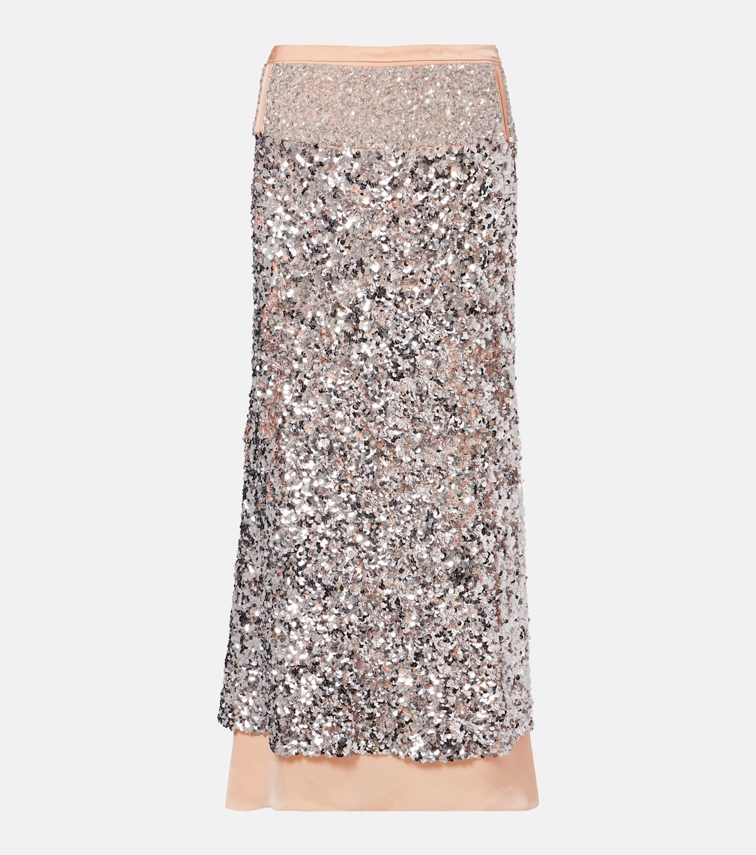 Sequined jersey midi skirt | Rabanne