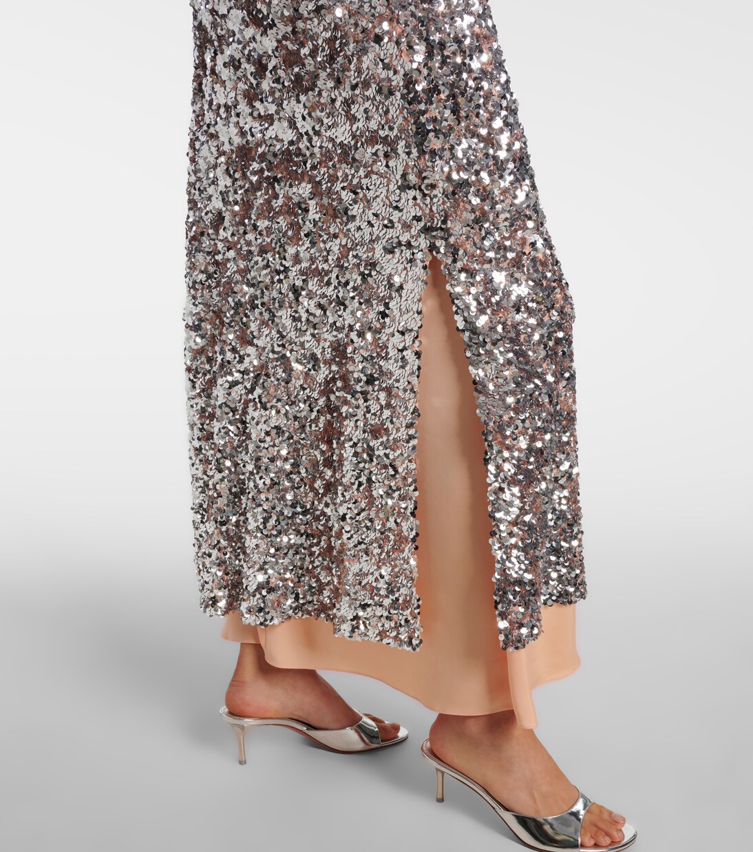 Sequined jersey midi skirt | Rabanne