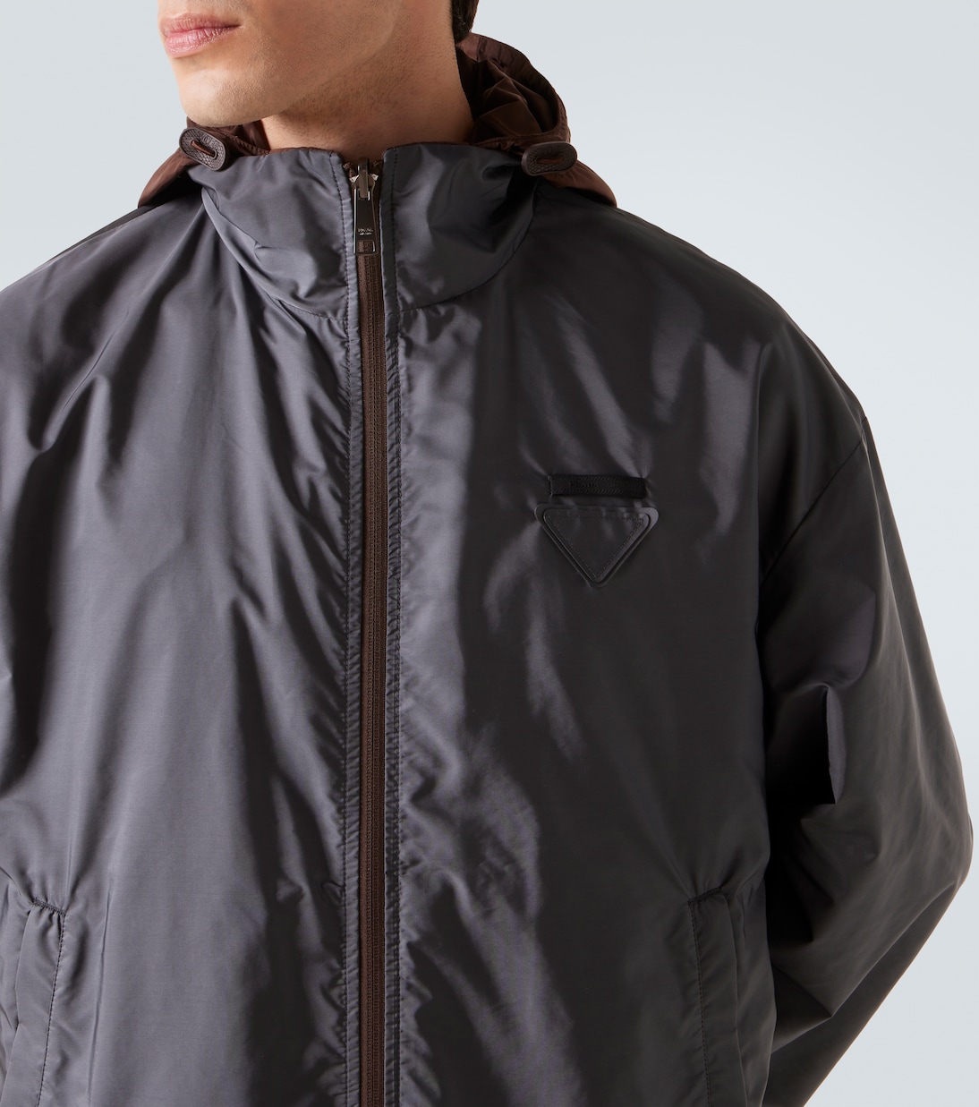 Reversible hooded Re-Nylon jacket | Prada