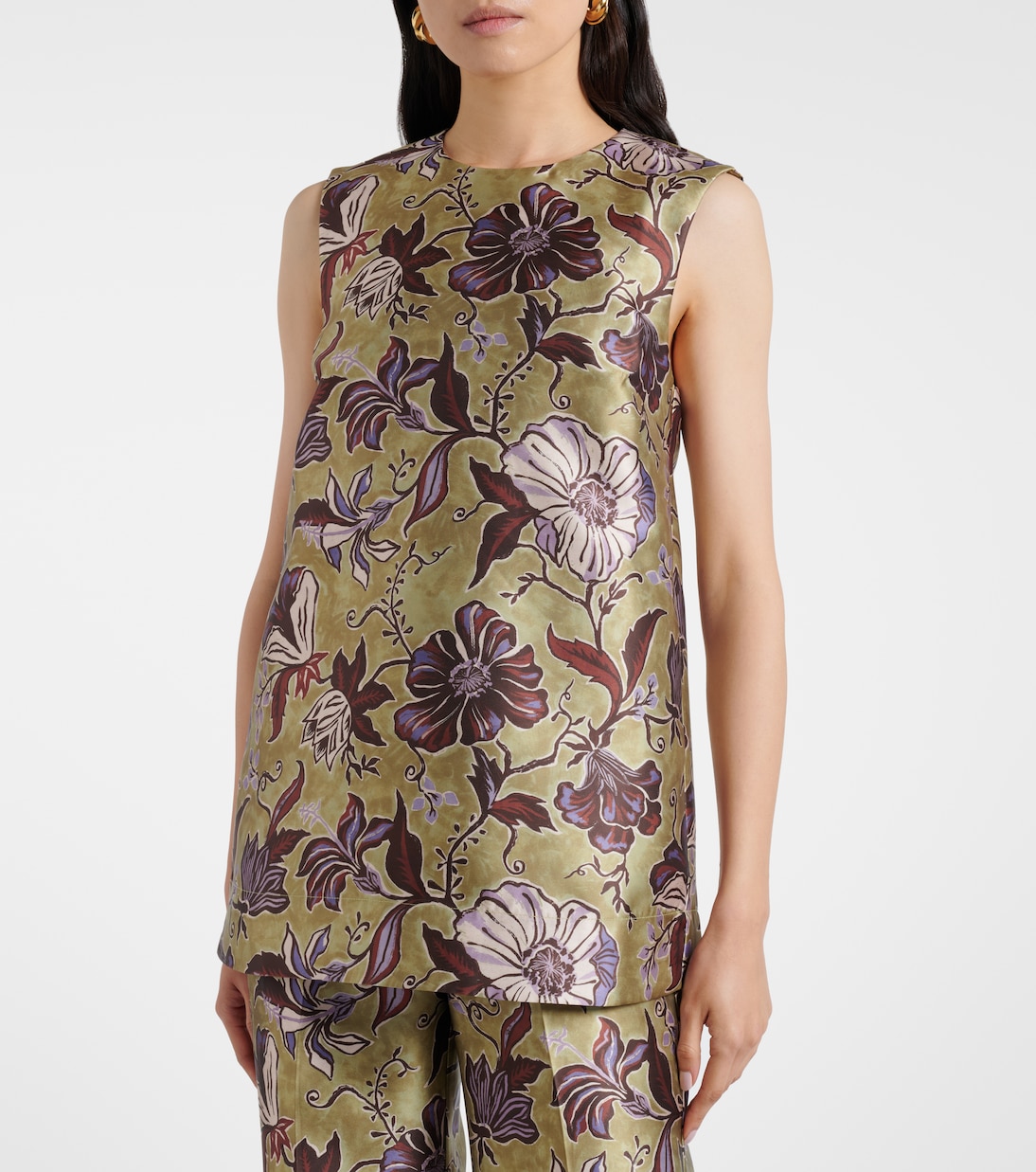 Citron floral top | Alémais