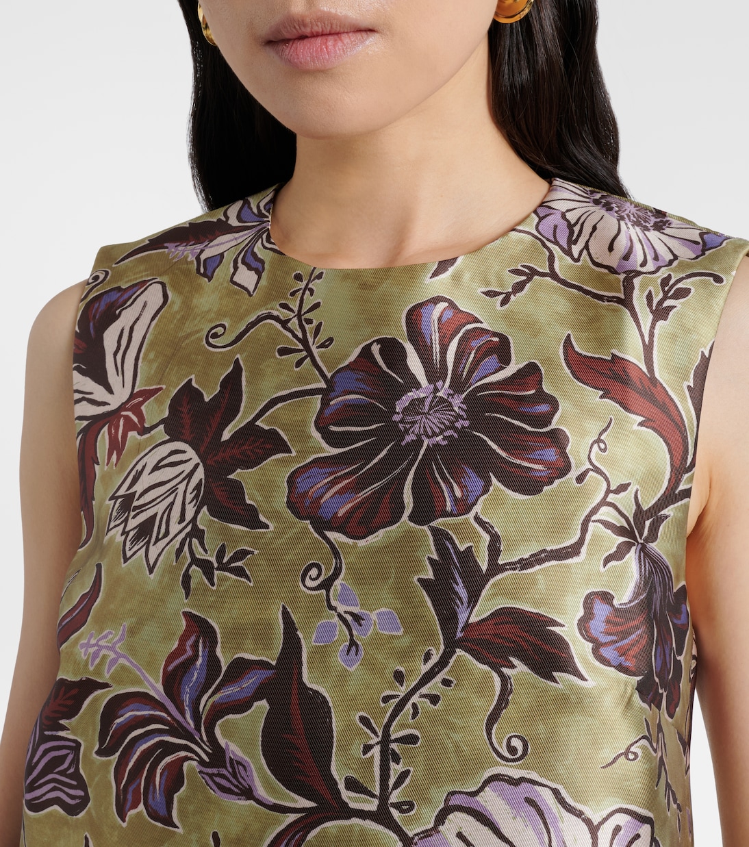 Citron floral top | Alémais