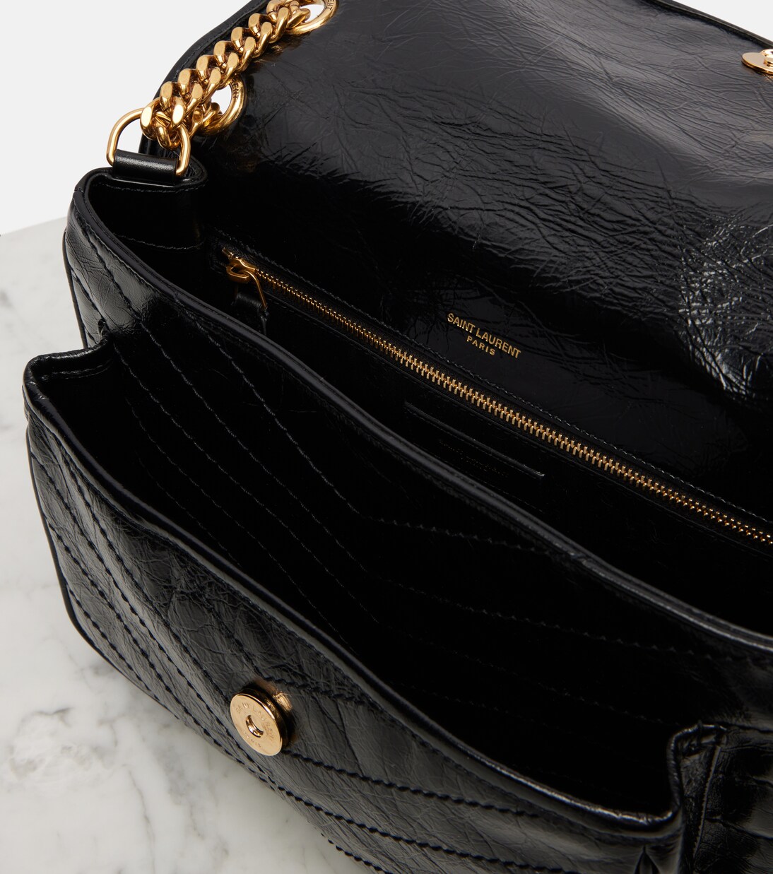 Niki Medium leather shoulder bag | Saint Laurent