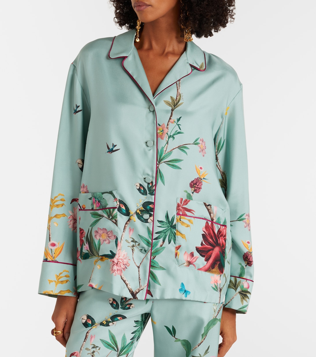 Printed silk shirt | La DoubleJ