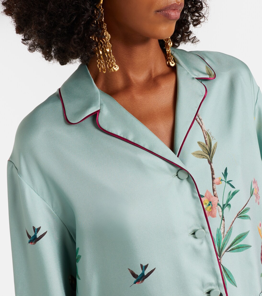 Printed silk shirt | La DoubleJ