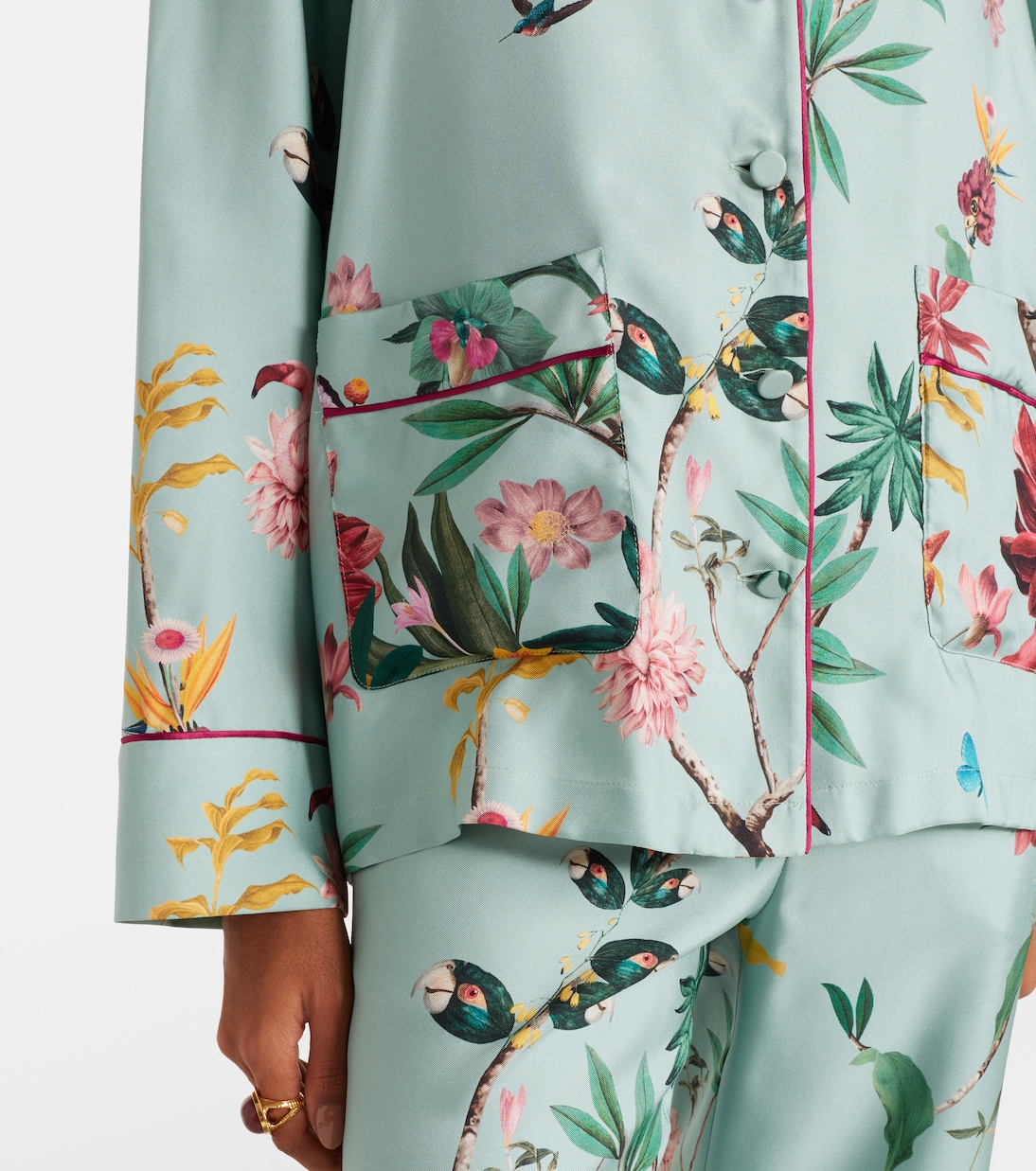 Printed silk shirt | La DoubleJ