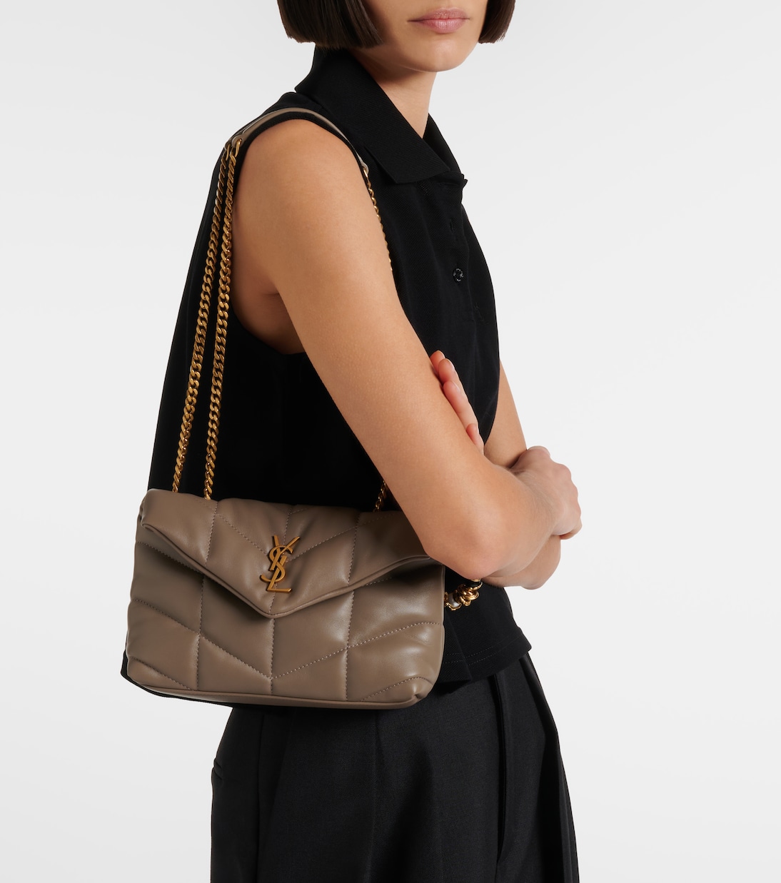 Puffer Toy leather shoulder bag | Saint Laurent