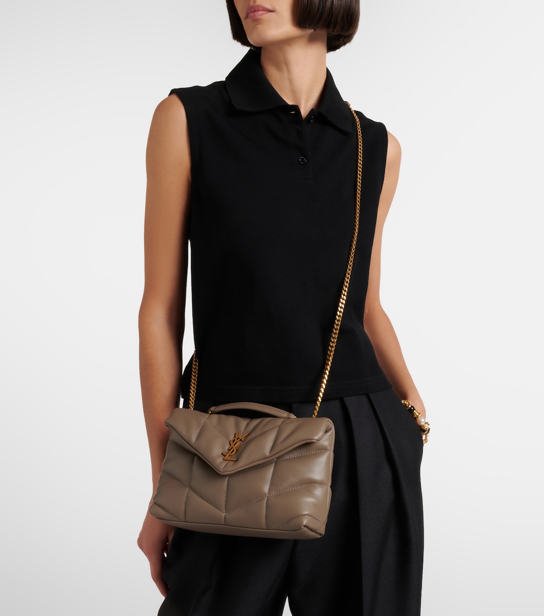 Puffer Toy leather shoulder bag | Saint Laurent