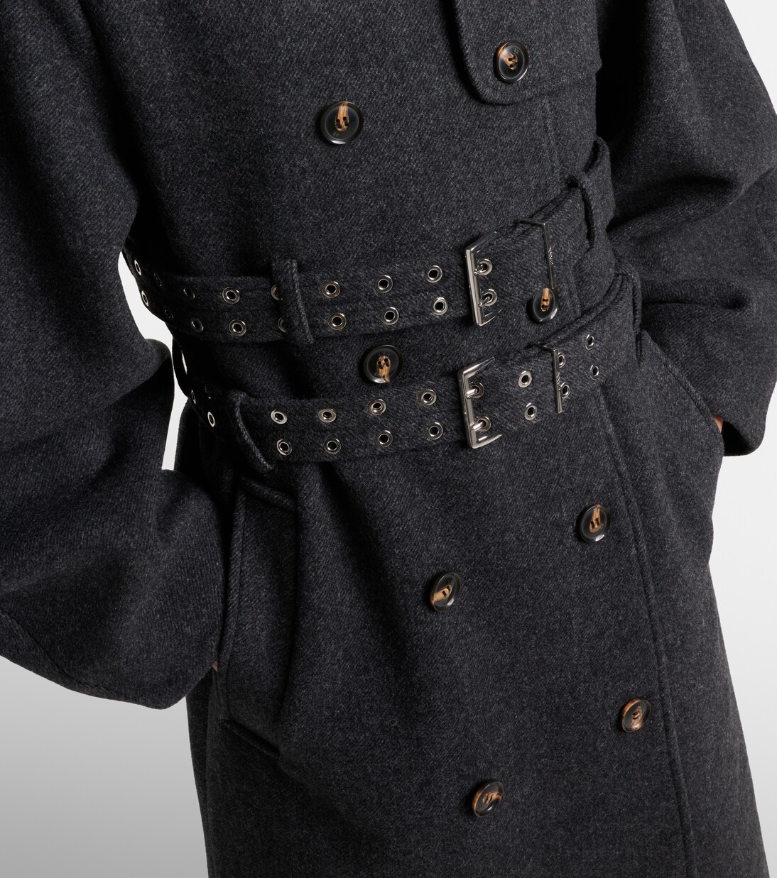 Mantel aus Wolle und Kaschmir | Ganni