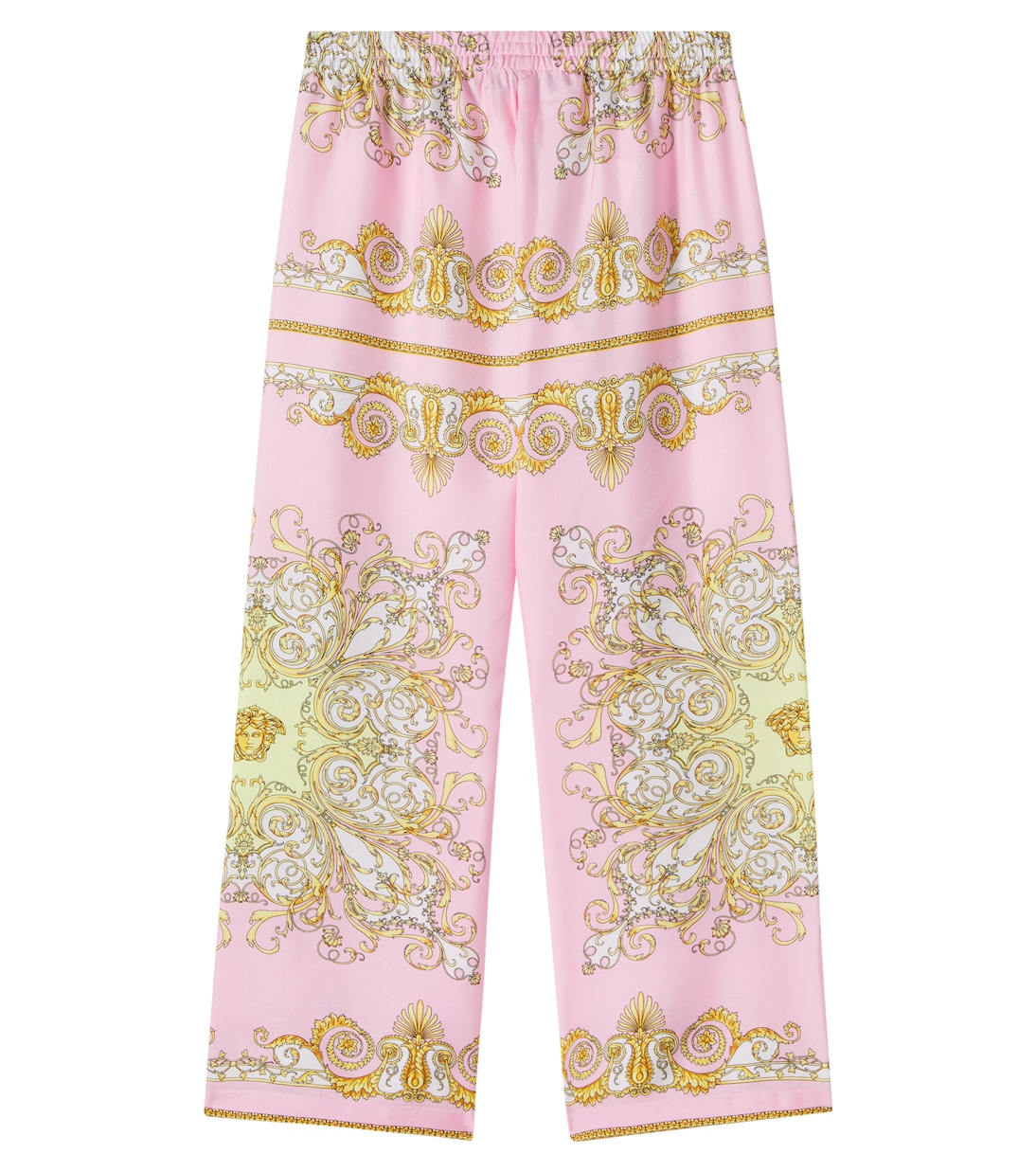 Hose Spring Barocco aus Seiden-Twill | Versace Kids