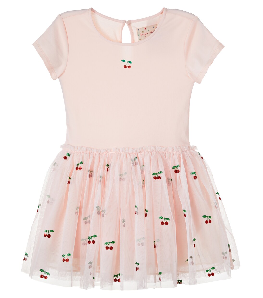 Cotton-blend jersey and tulle dress | Konges Sløjd