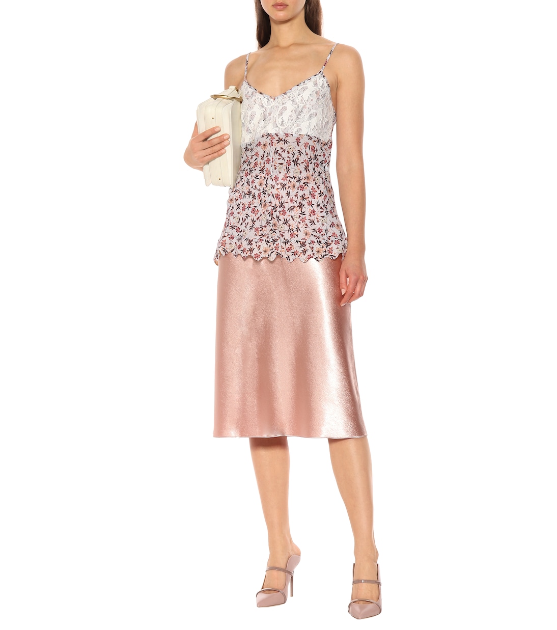 Floral-print lace camisole | Chloé