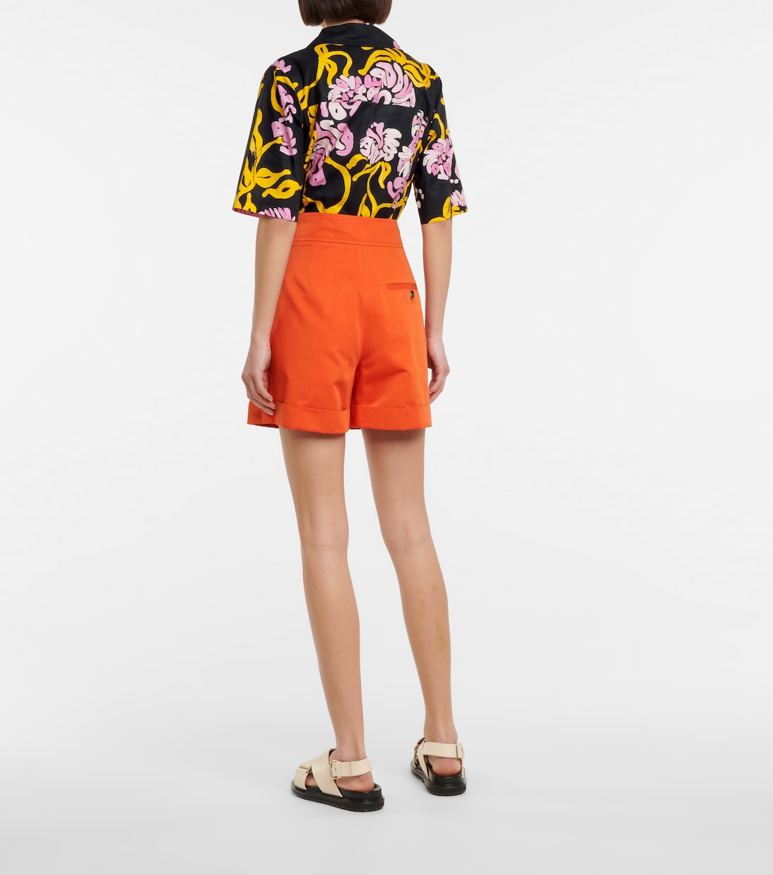 Shorts in cotone e lino | Marni