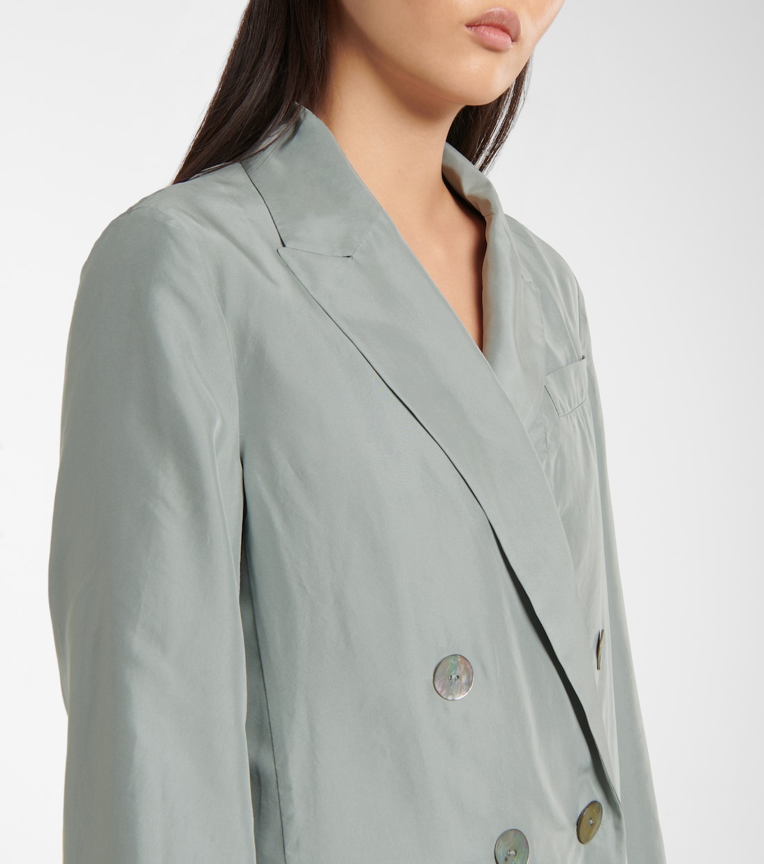 Blazer aus Seidensatin | Vince