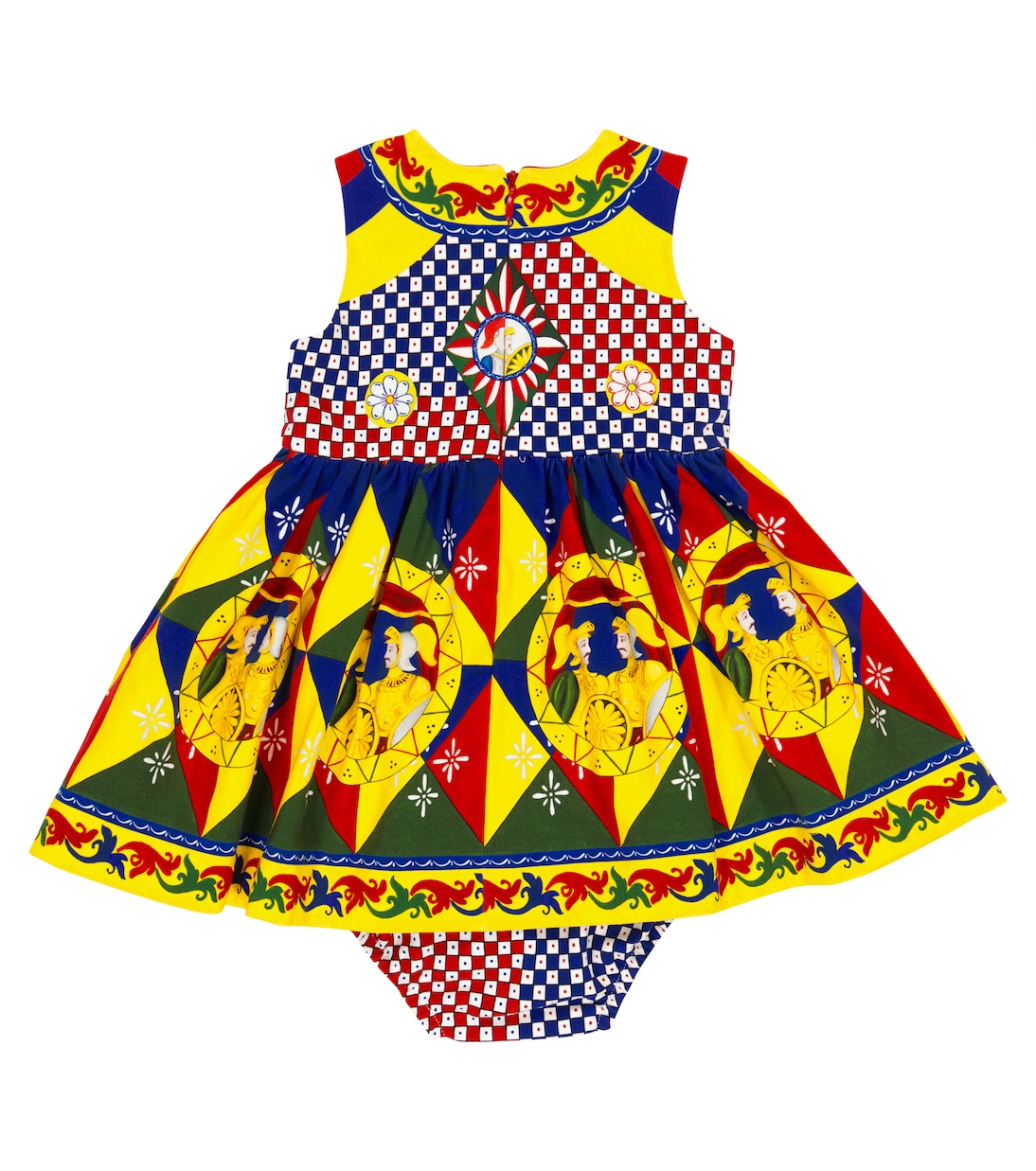 Baby printed dress and bloomers set | Dolce&Gabbana Kids