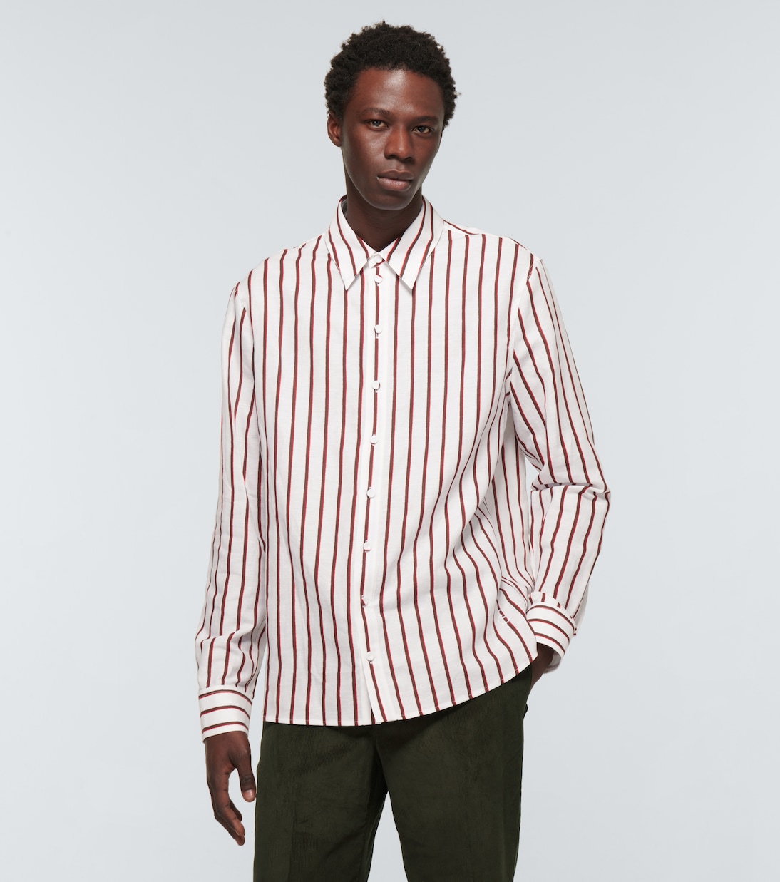 Camicia Serge in misto lino e cotone | Erdem