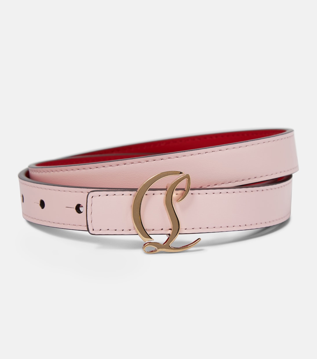 Cinturón de piel con logo | Christian Louboutin