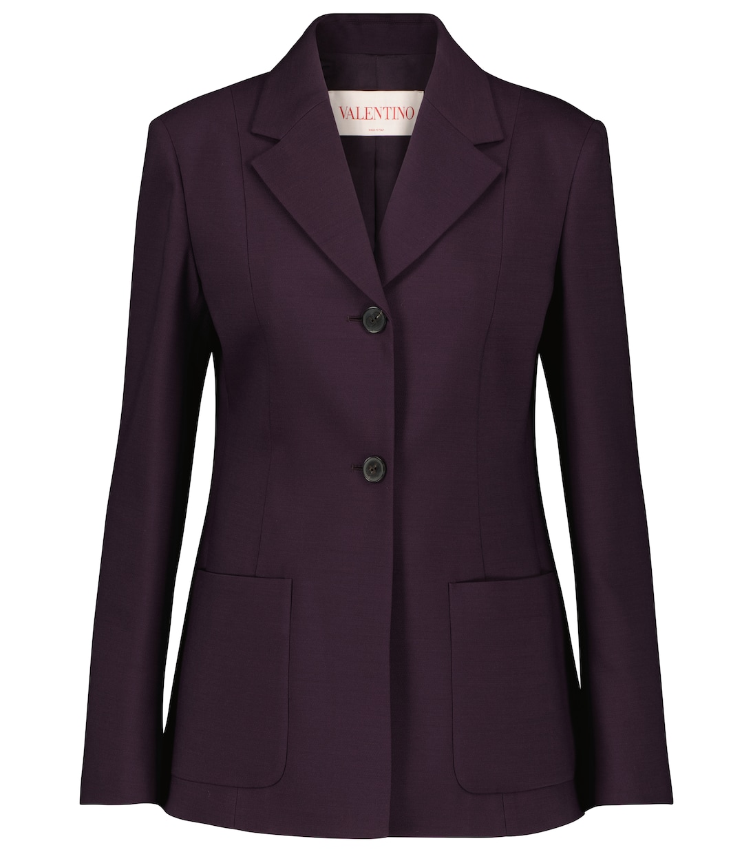 Blazer en laine et soie mélangées | Valentino