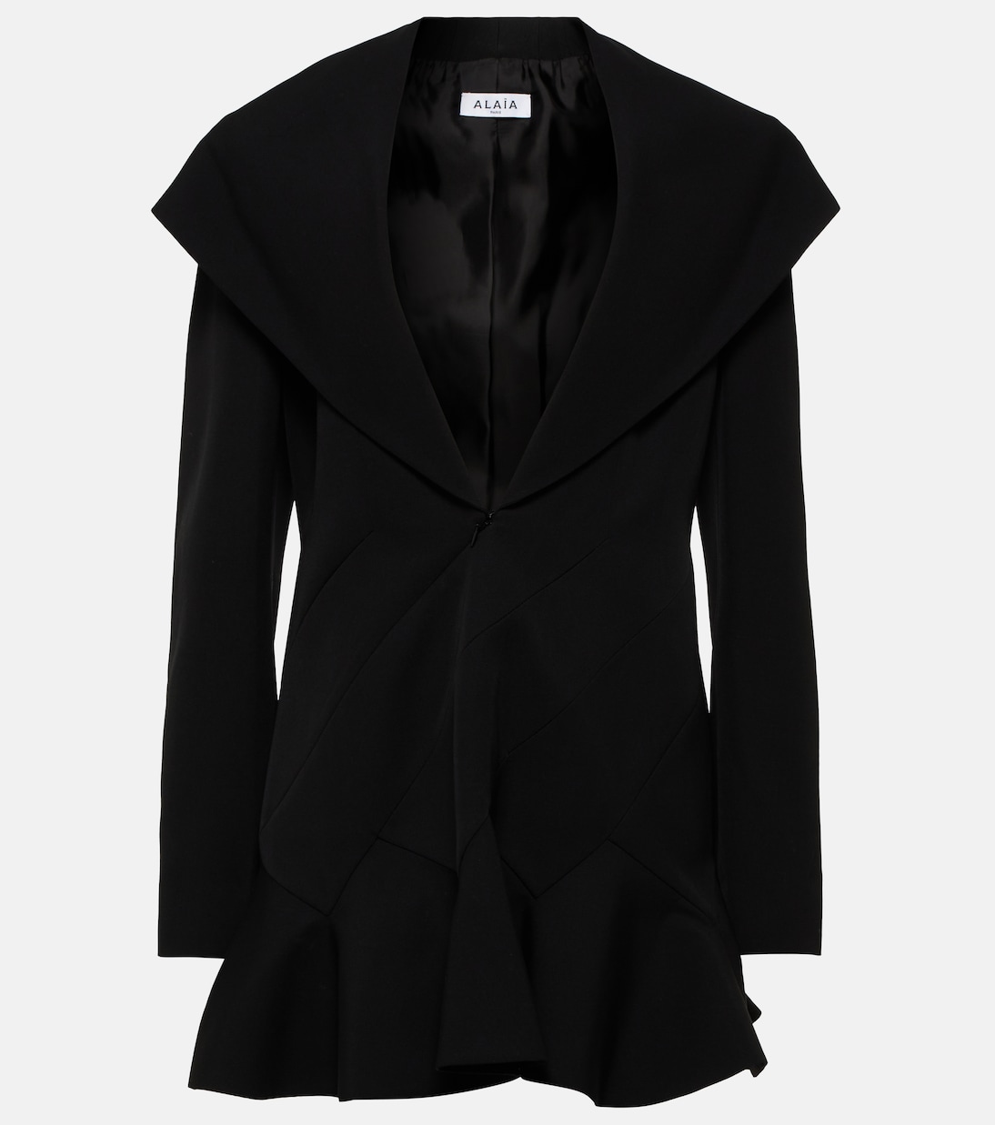 Miniabito in lana vergine con cappuccio | Alaïa
