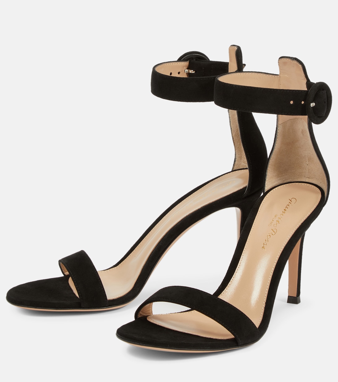 Sandales Portofino 85 en daim | Gianvito Rossi