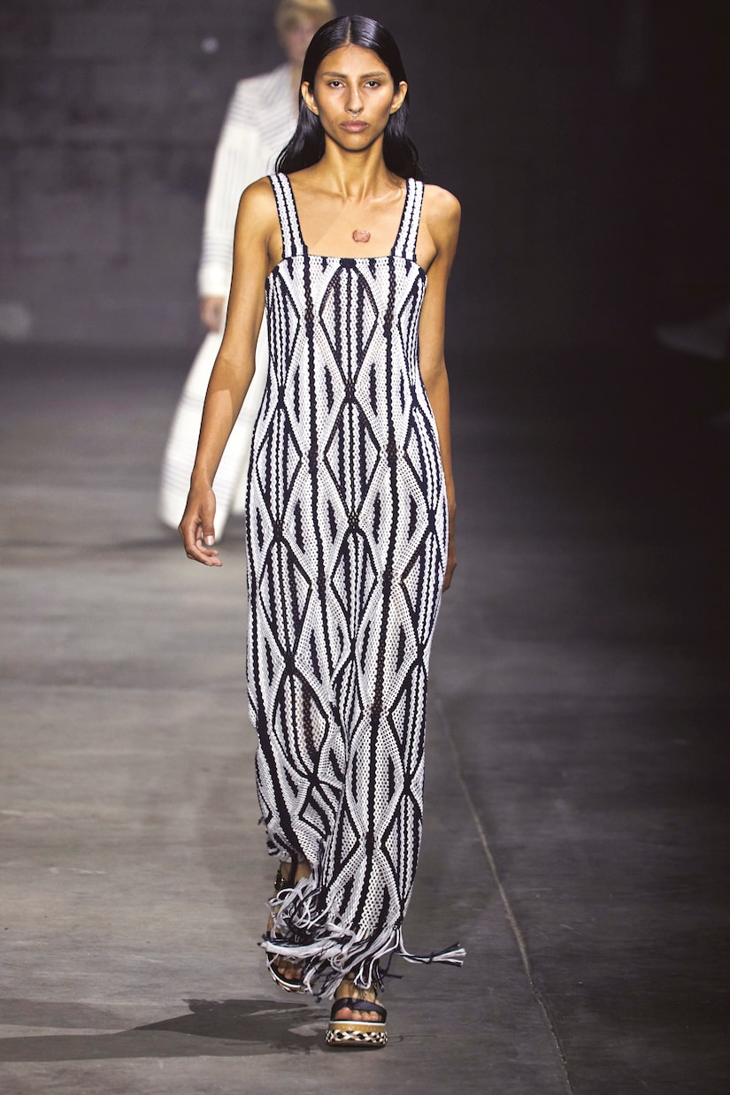 Maxikleid Daria aus Macramé | Gabriela Hearst