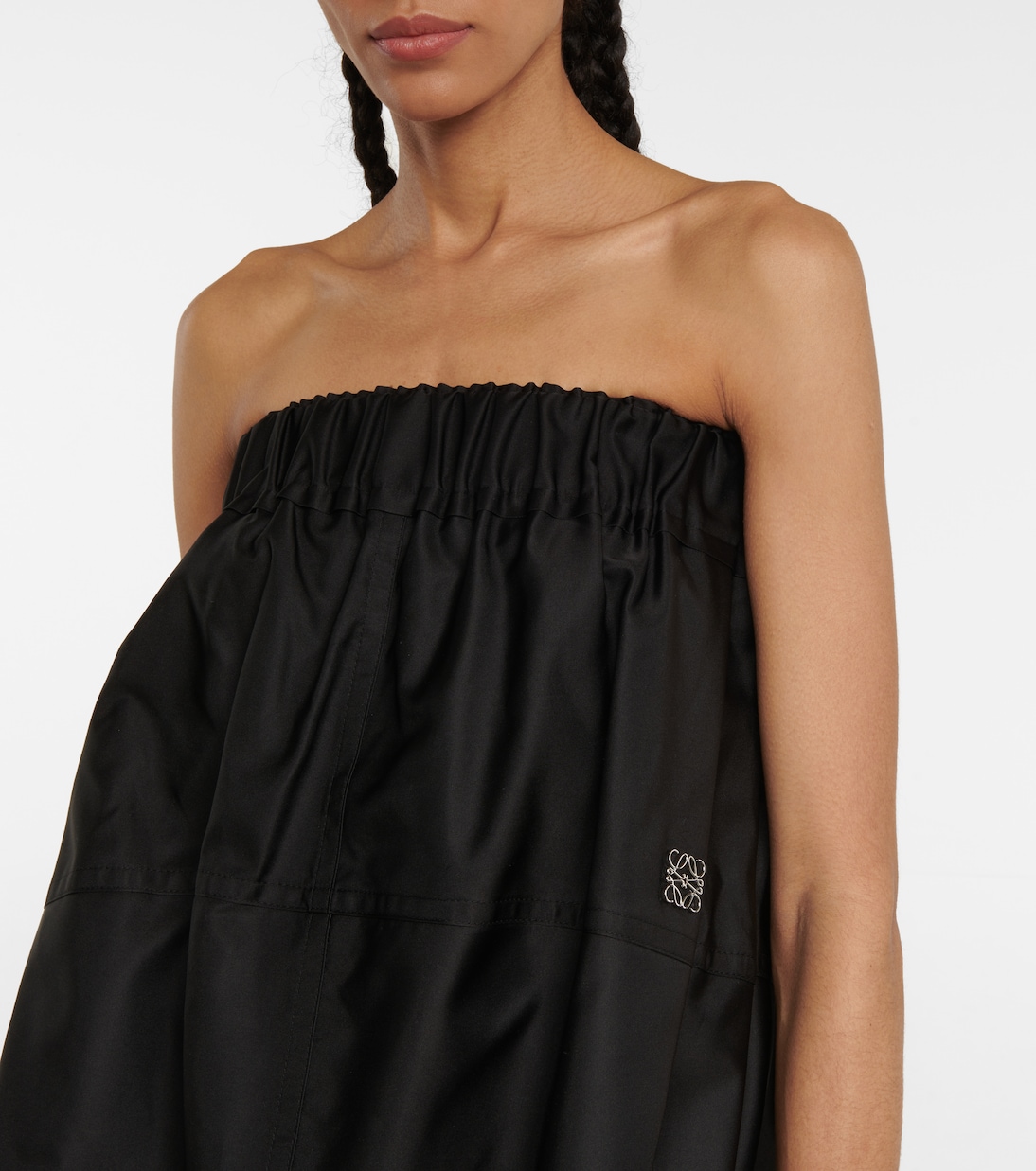 Silk-blend taffeta minidress | Loewe