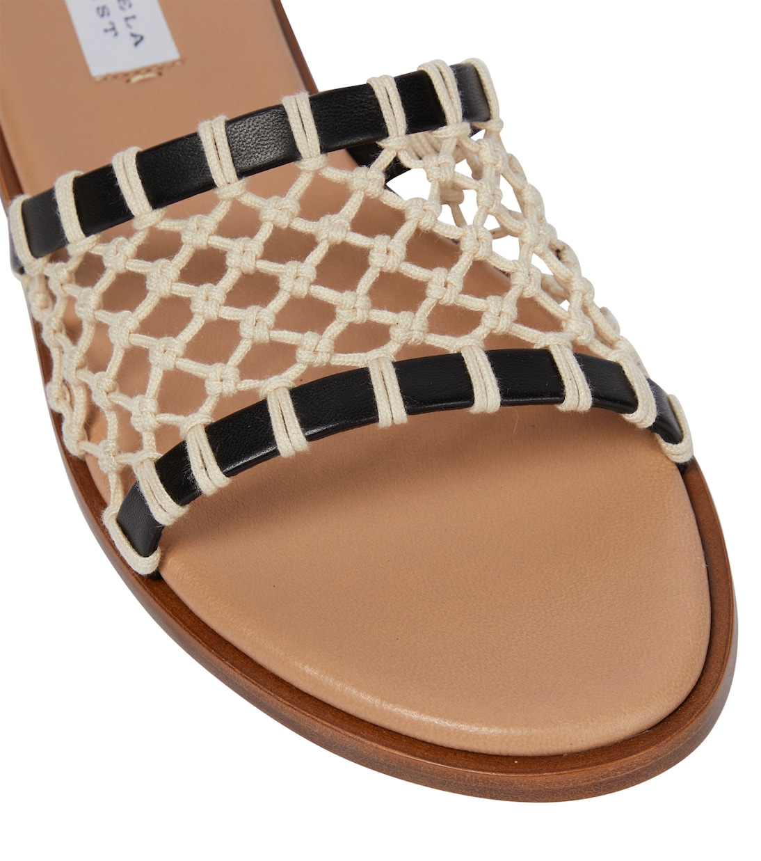 Neo leather-trimmed sandals | Gabriela Hearst