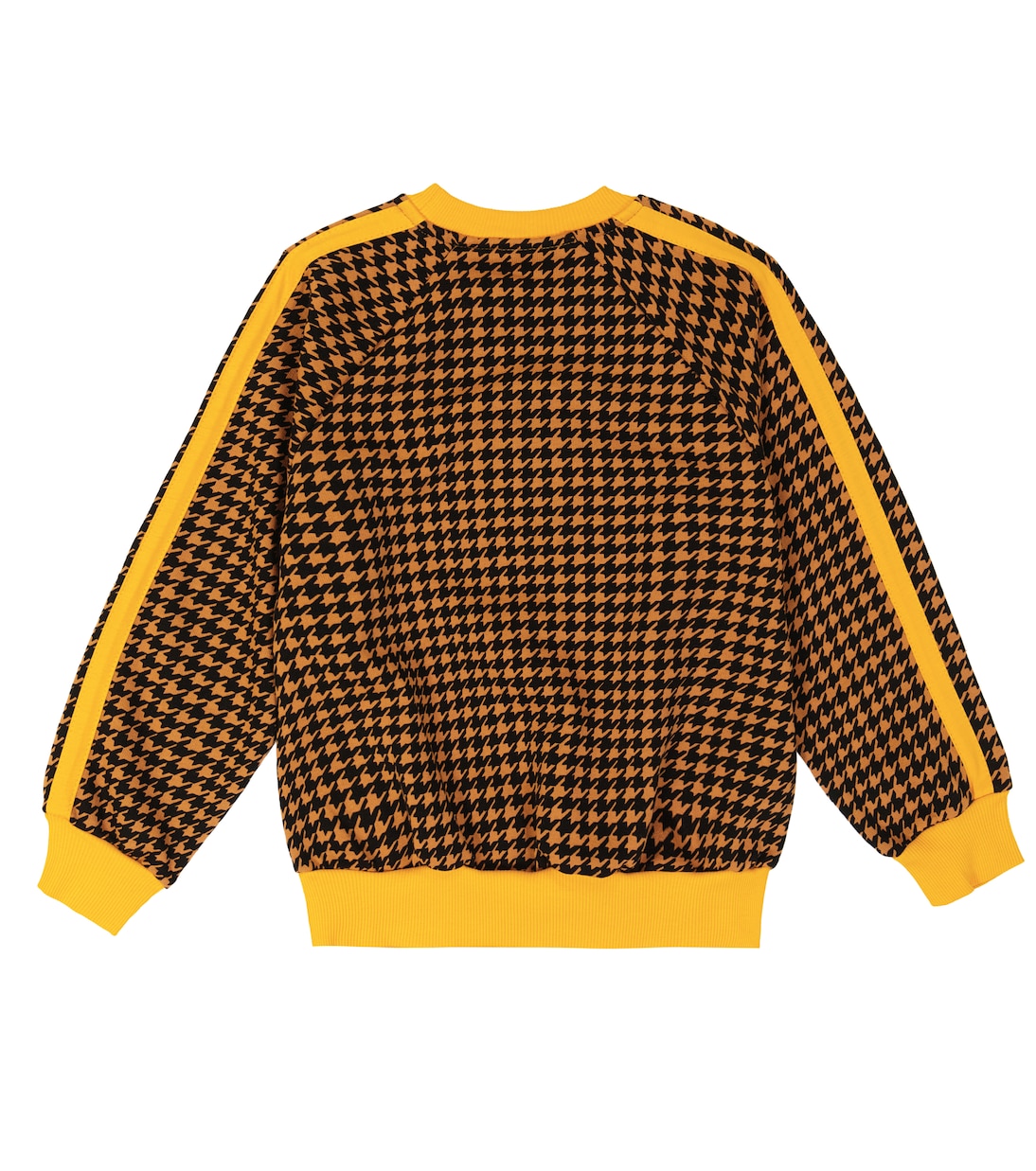 Logo houndstooth cotton sweatshirt | Mini Rodini