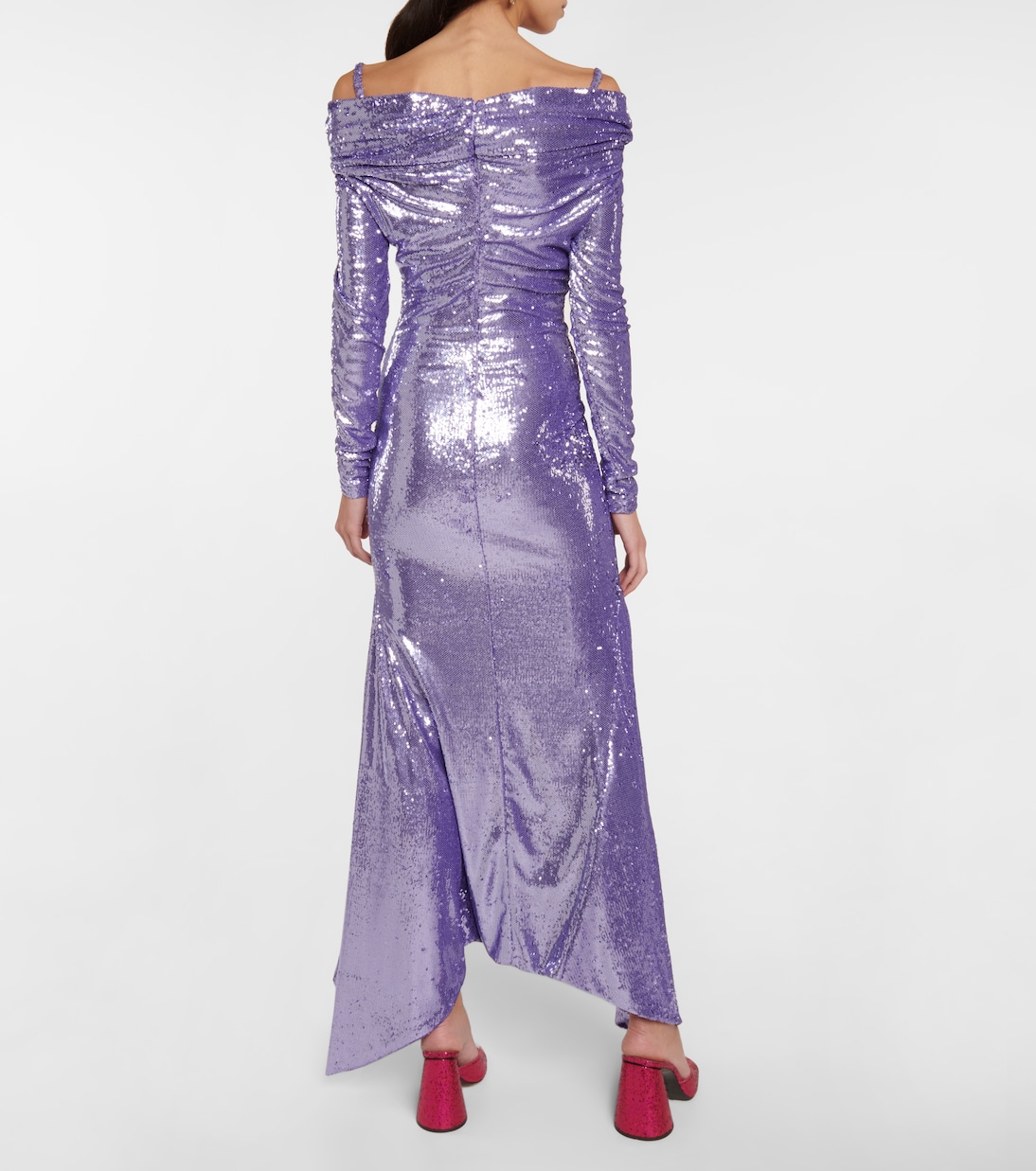 Abito lungo Fanny con paillettes | The Attico