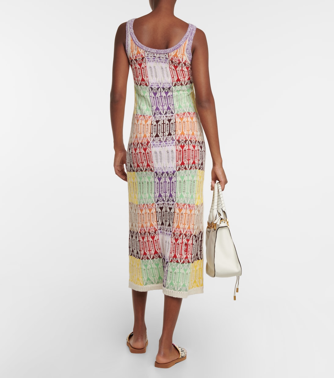 Cashmere and wool midi dress | Chloé