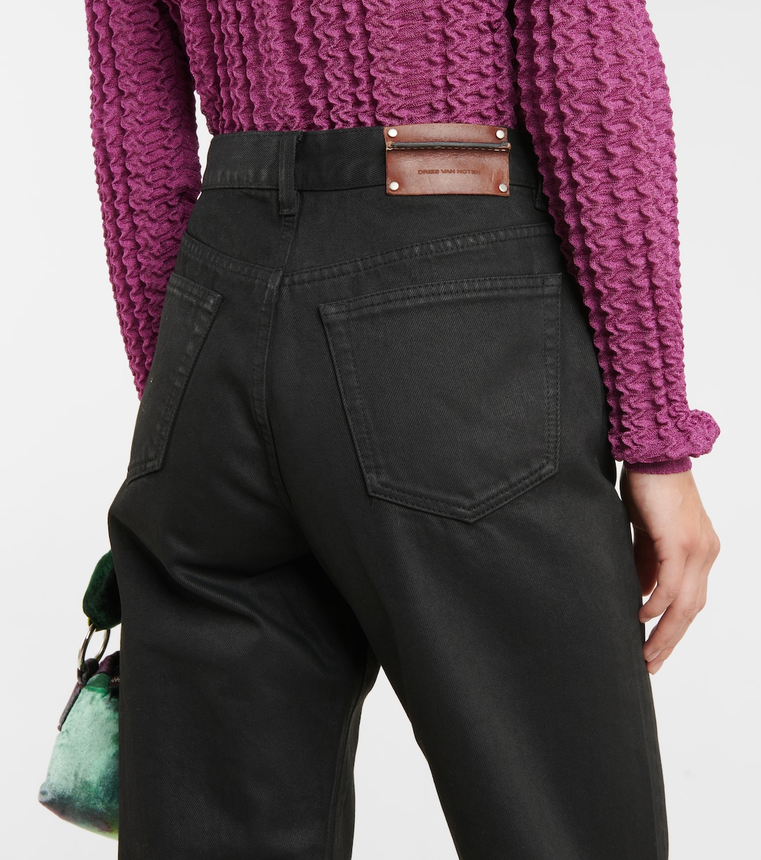 Jeans in denim spalmato | Dries Van Noten