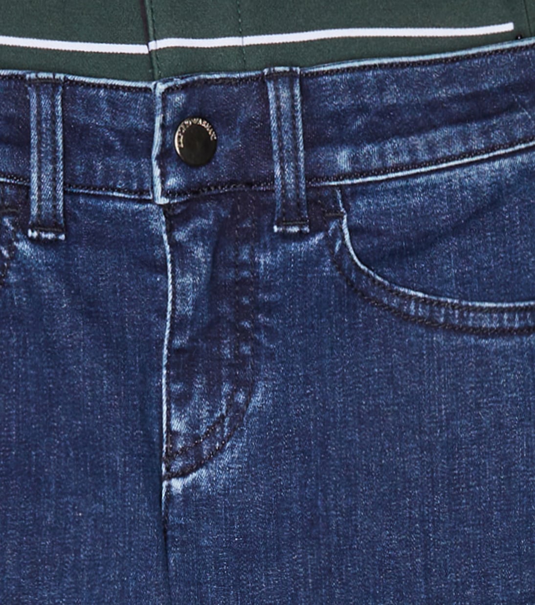 Jeans rectos de tiro medio | Emporio Armani Kids