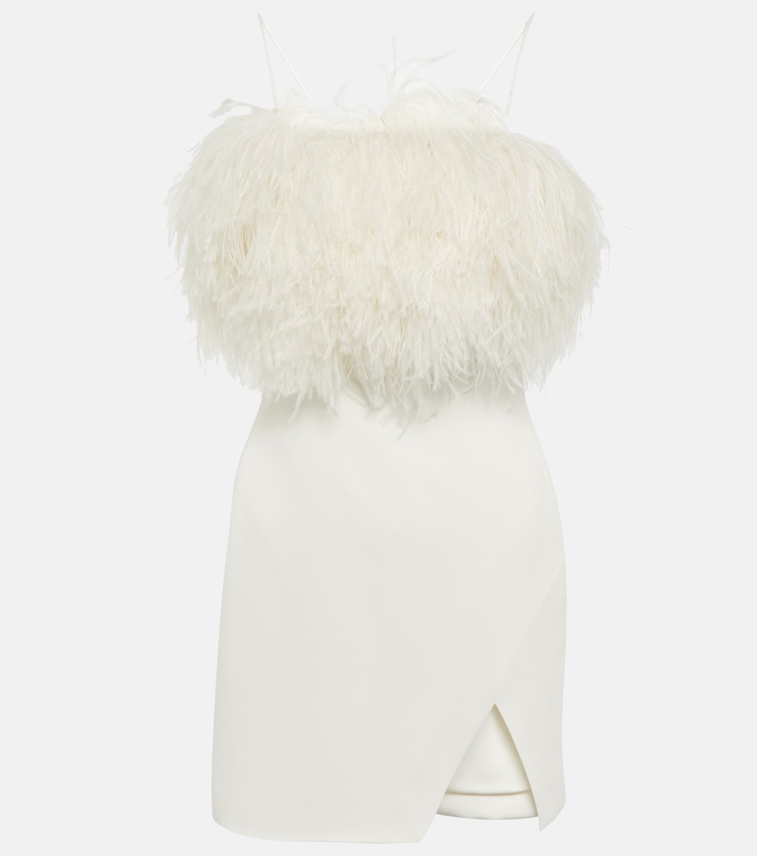 Minikleid mit Federn | David Koma