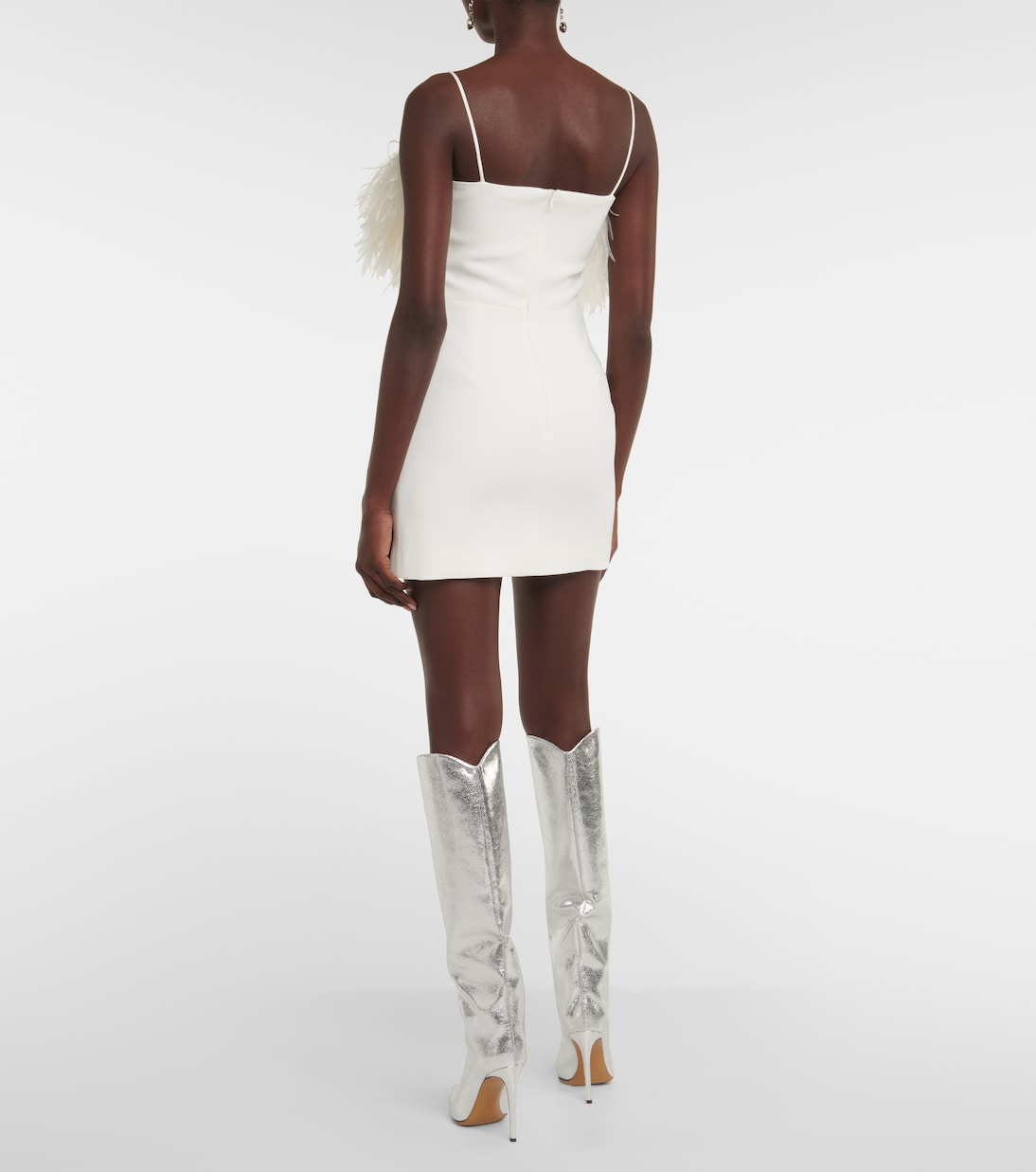 Minikleid mit Federn | David Koma