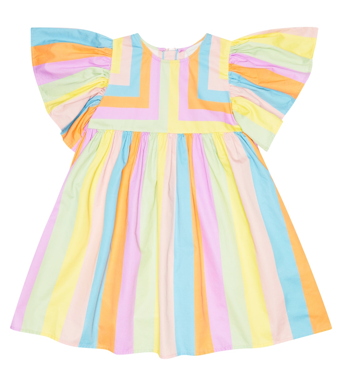 Abito in cotone con volant | Stella McCartney Kids