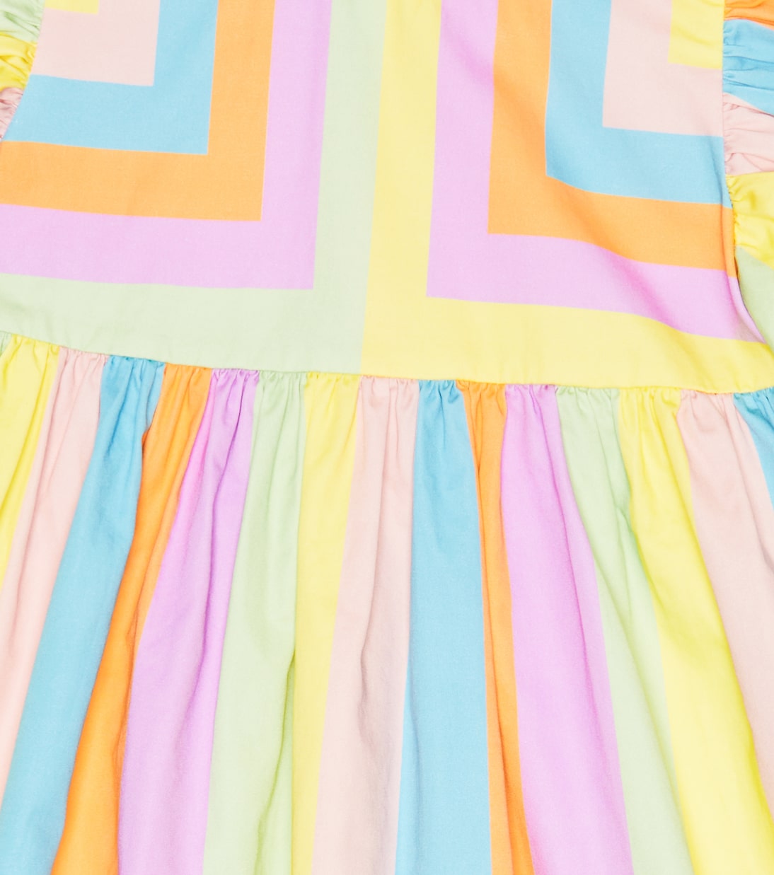 Abito in cotone con volant | Stella McCartney Kids