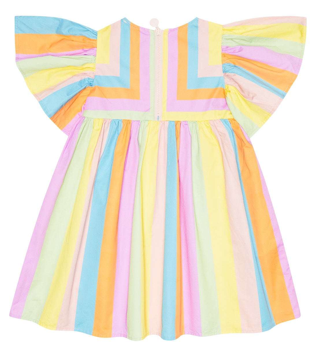 Abito in cotone con volant | Stella McCartney Kids
