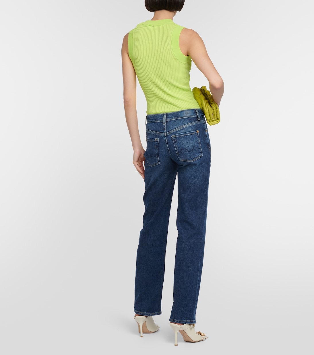 Jeans rectos Ellie de tiro medio | 7 For All Mankind