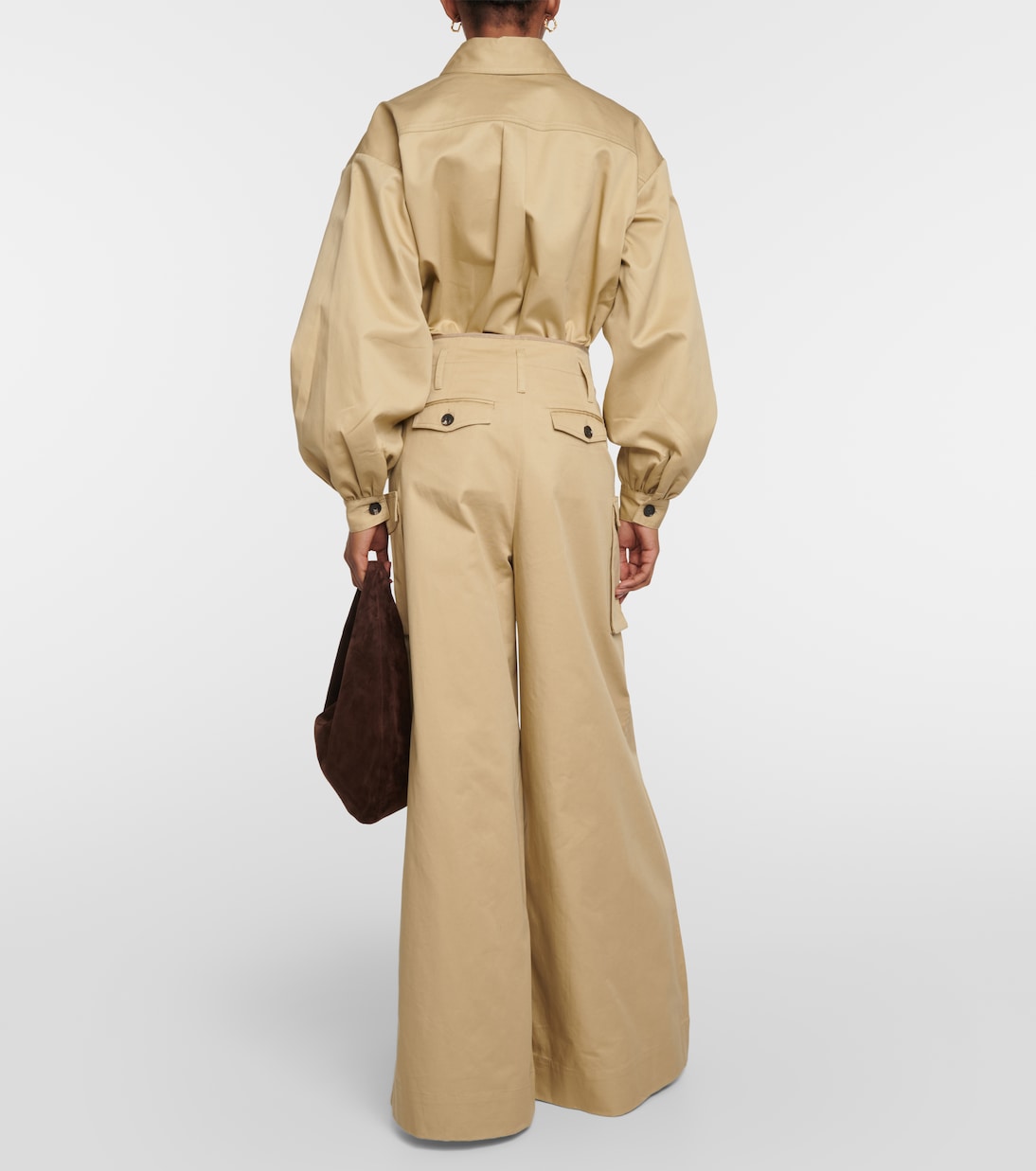 Pantalon cargo ample en coton | CO