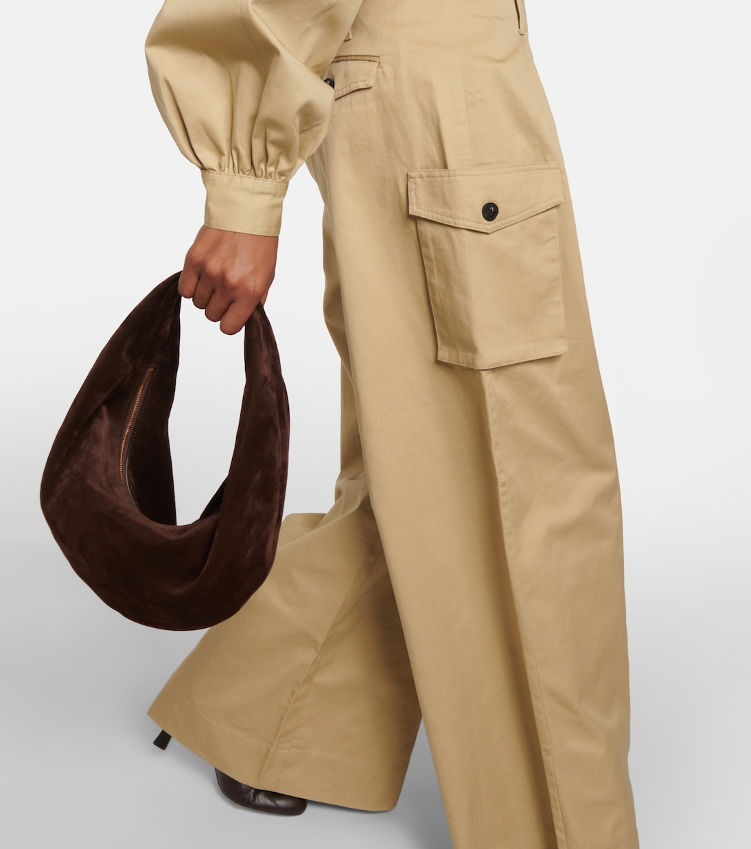 Pantalon cargo ample en coton | CO