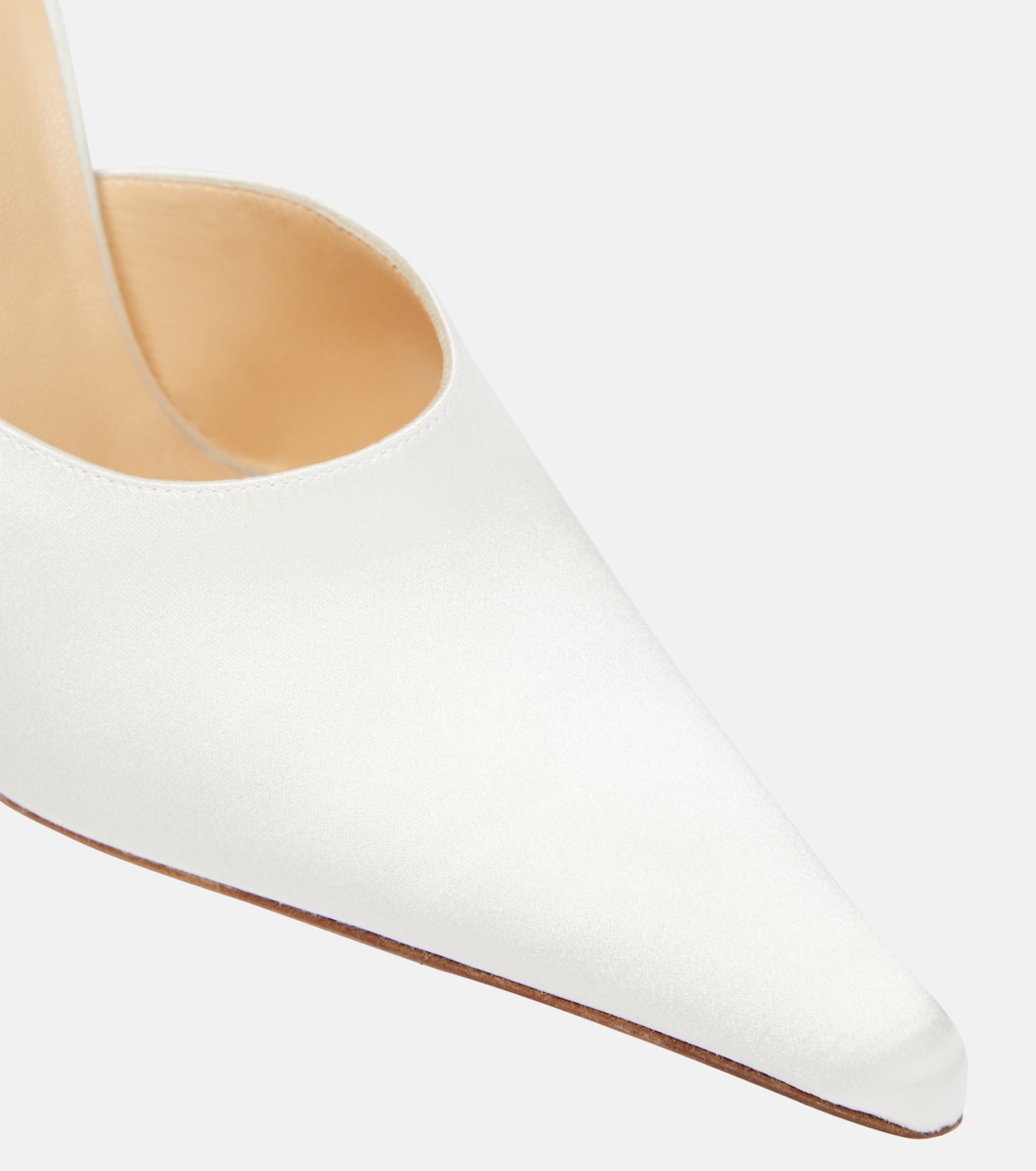 Mules in raso con decorazione floreale | Magda Butrym