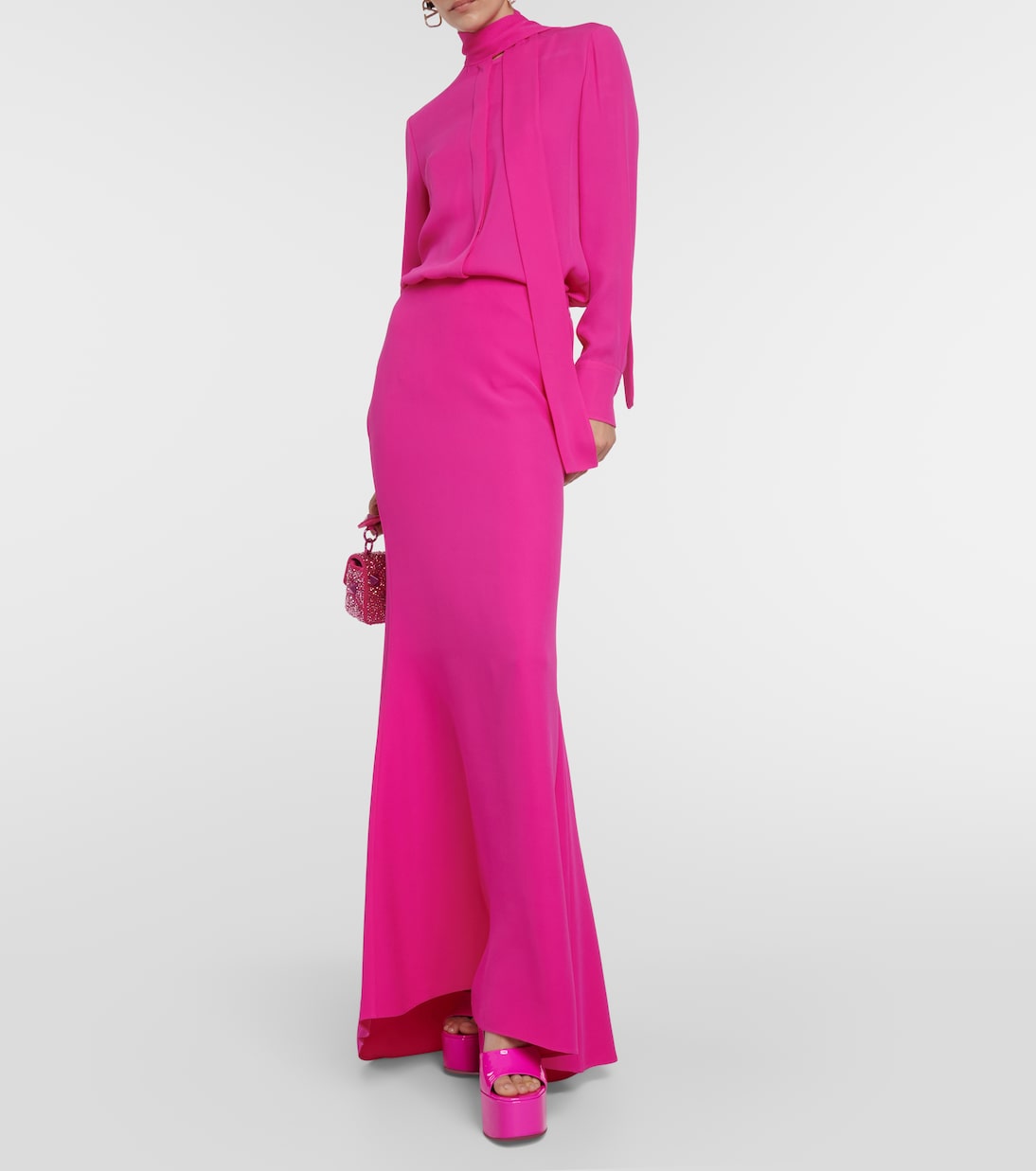 Camicia in georgette di seta | Valentino