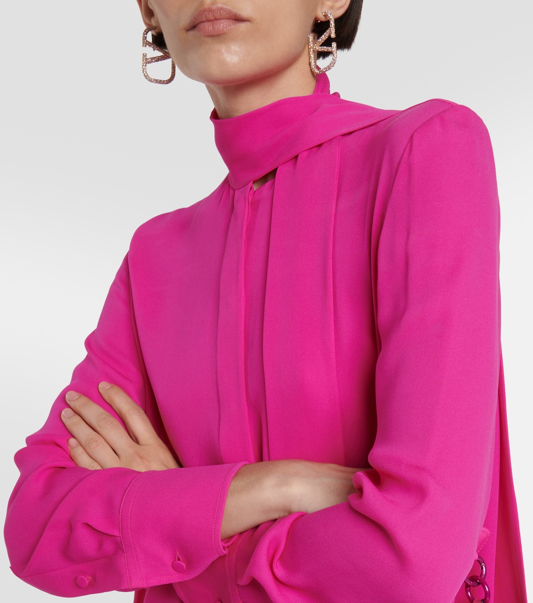 Camicia in georgette di seta | Valentino