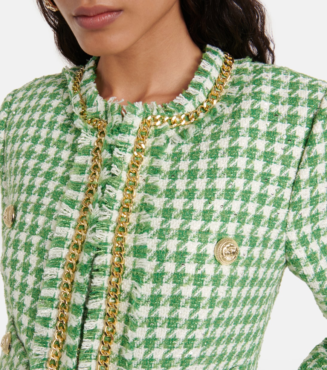 Cher houndstooth jacket | Rebecca Vallance