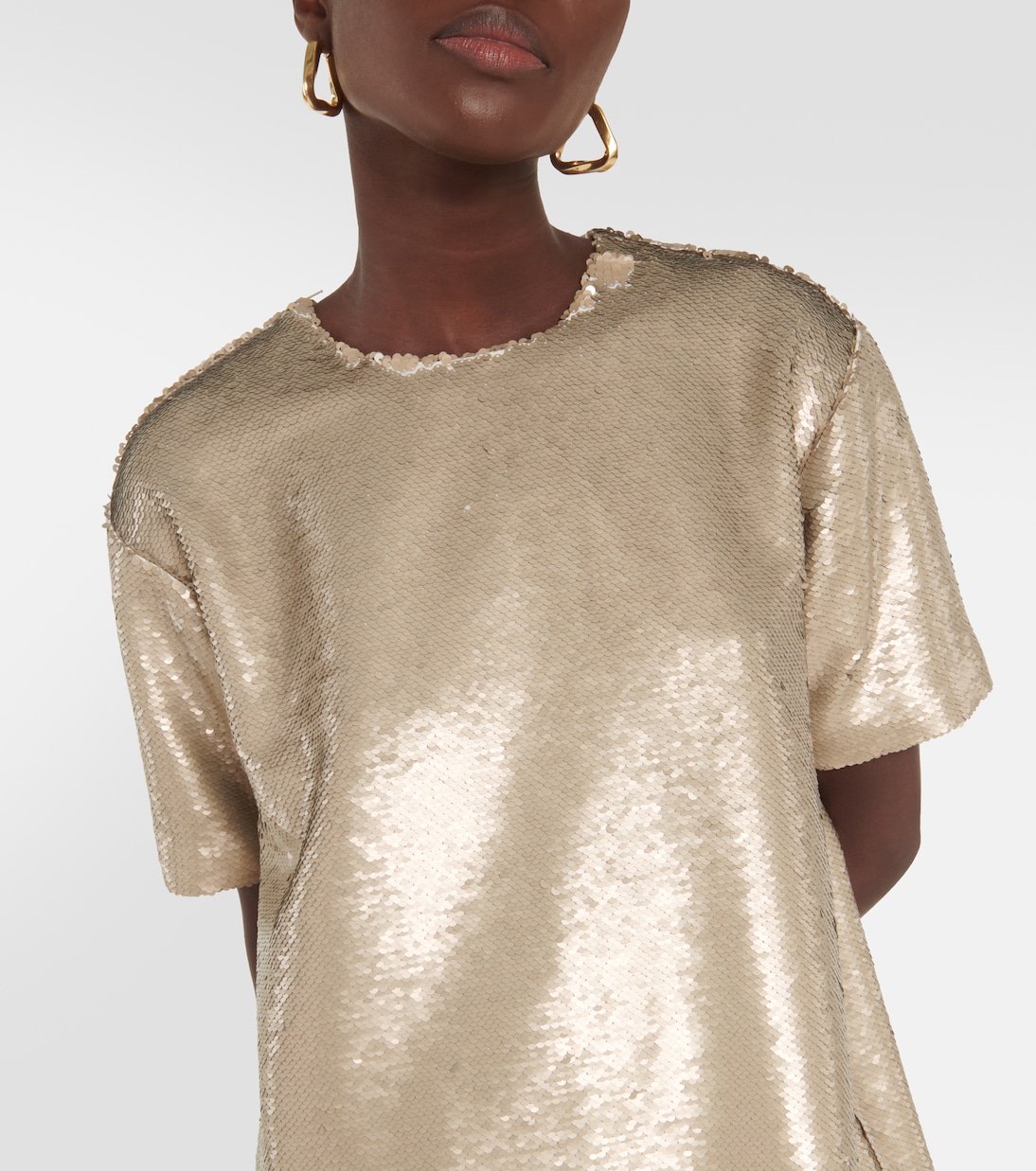 Minikleid Riley mit Pailletten | The Frankie Shop
