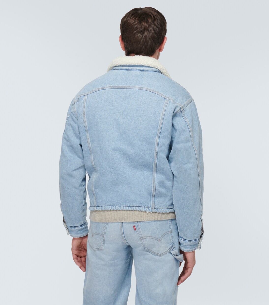 Veste en jean et fourrure synthétique | ERL