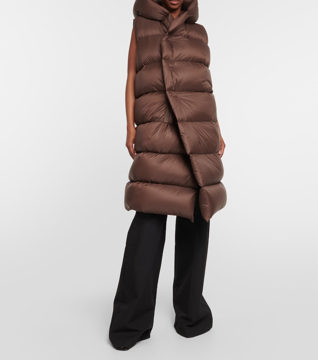 Quilted puffer vest | Rick Owens